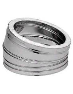 DINAK DP CODO INOX-INOX 15º Ø150