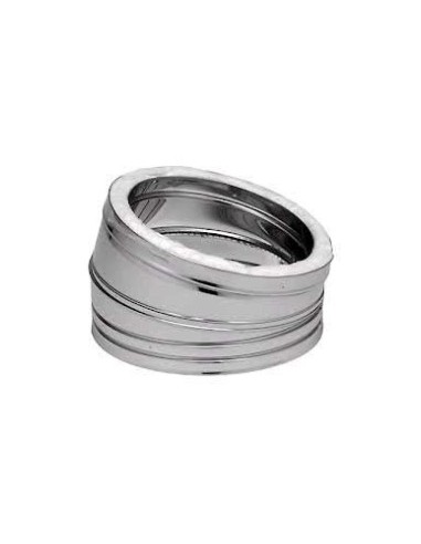 DINAK DP CODO INOX-INOX 15º Ø150