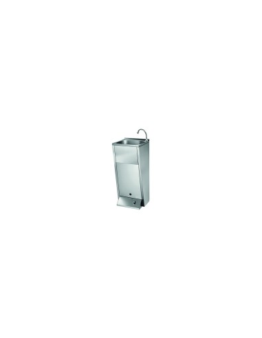 MEDICLINICS LAVAMANOS PULSADOR PIE INOX 304 SATIN.