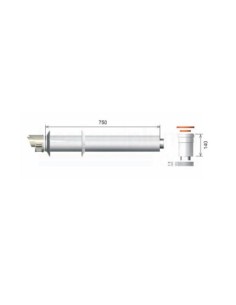 ARISTON KIT DESCARGA COAXIAL L 1000 SALD. VERTICAL