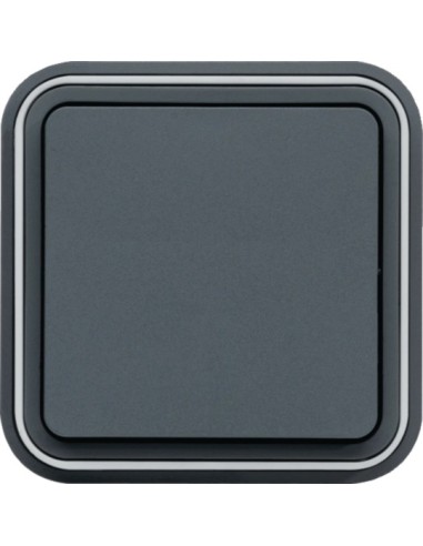 HAGER CONMUTADOR EMPOTRAR GRIS