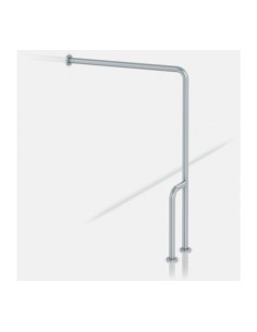 GENWEC BARRA 90º PARED A SUELO INOX SAT.DERECHA