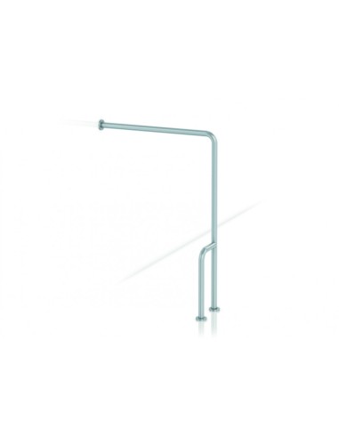 GENWEC BARRA 90º PARED A SUELO INOX SAT.IZQUIERDA