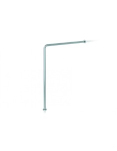 GENWEC BARRA 90º PARED A SUELO INOX SATINADA