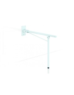 GENWEC BARRA ABATIBLE SUELO 800mm EPOXI BLANCO