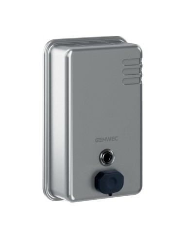 GENWEC DOSIFICADOR JABON VERT. 1100ml INOX 304 ABS