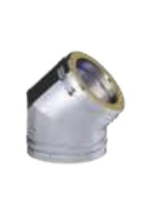 DINAK EI30 CODO INOX-INOX 45º Ø450 C/JUNTA