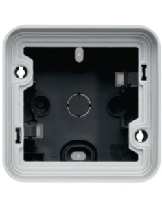 HAGER CAJA DE SUPERFICIE 1 ELEM. GRIS