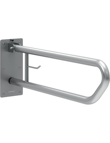 GENWEC BARRA ABATIBLE 800mm PORTAR. INOX SATINADO