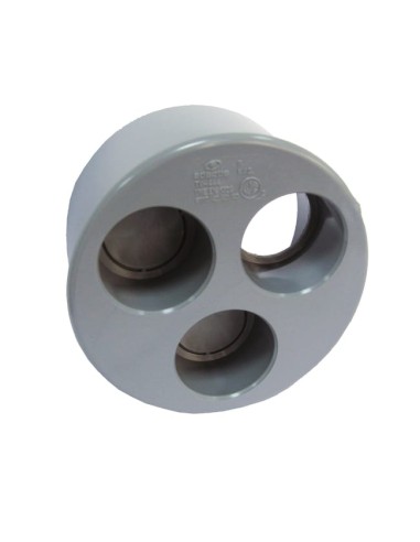 PVC TAPA RED.TRIPLE EVACUACION 110-40-40-40
