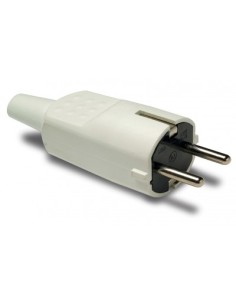 FAMATEL CLAVIJA SCHUKO (16A-250V) PVC GOMA, MARFIL