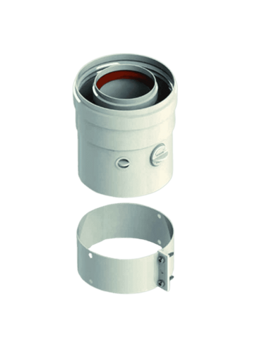 ARISTON ADAPTADOR RECTO 60/100 C/TOMA ANALIS. S/V