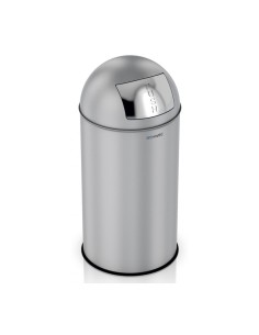 GENWEC PAPELERA PUSH 40 L INOX SATINADO