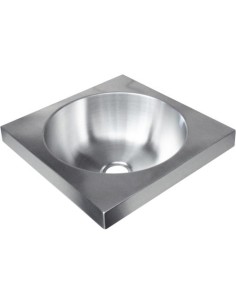 NOFER LAVAMANOS INOX MURAL SS/SA