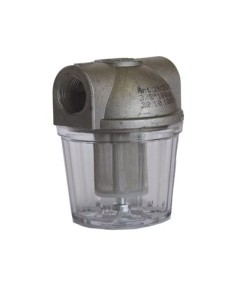 PTM FILTRO GASOLEO ALUMINIO 3/8 VASO TRANSP.