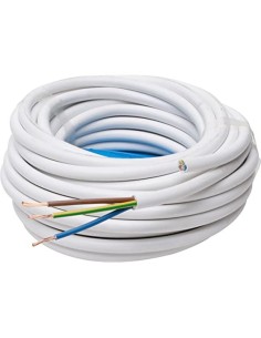 TOP CABLE ROLLO MANGUERA BLANCA 2x1.5 2