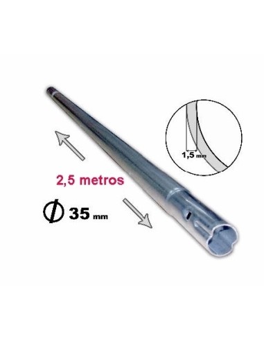 IKUSI MAS-250 MASTIL 2,5 mts Diam. 35mm-1,5mm ESP